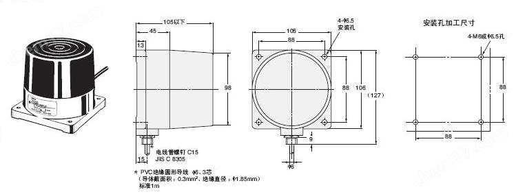 TL-L100-7长检测距离接近开关