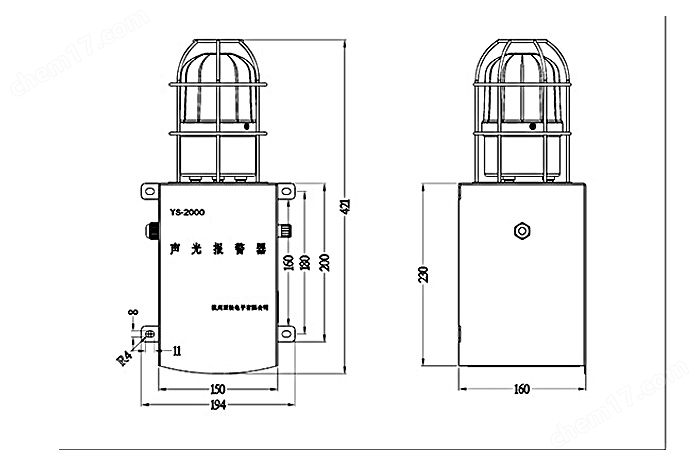 TBJ-150声光报警器接线方法